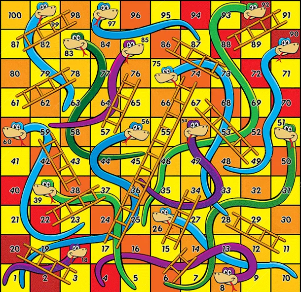 Snake and ladder (Змеи и лестницы)  [МОД Unlimited Money] Screenshot 3