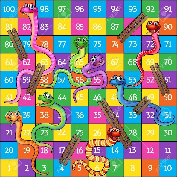 Snake and ladder (Змеи и лестницы)  [МОД Unlimited Money] Screenshot 4