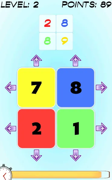 Squademath - numbers challenge (Скуадематх)  [МОД Unlocked] Screenshot 1