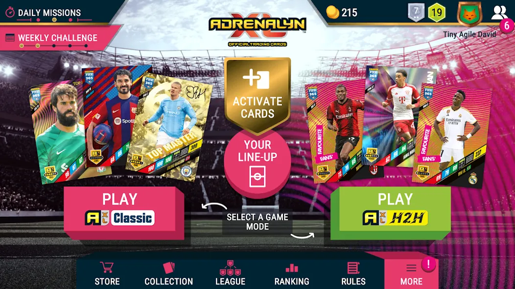 Panini FIFA 365 AdrenalynXL™ (Панини ФИФА 365 АдреналинХЛ)  [МОД Меню] Screenshot 1