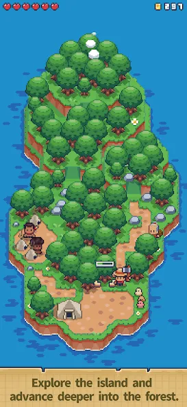 Tiny  Island Survival  [МОД Unlimited Money] Screenshot 2