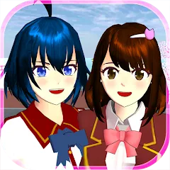 Скачать взломанную SAKURA School Simulator (Сакура Скул Симулятор)  [МОД Menu] - стабильная версия apk на Андроид