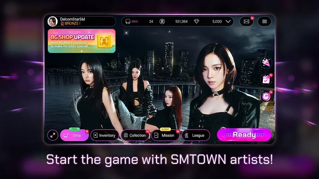 SUPERSTAR SMTOWN (уперСтар СМТАУН)  [МОД Много монет] Screenshot 2