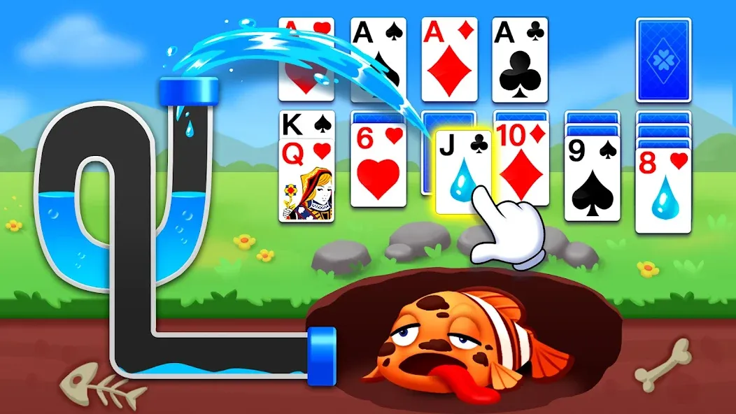 Solitaire Ocean  [МОД Unlimited Money] Screenshot 1