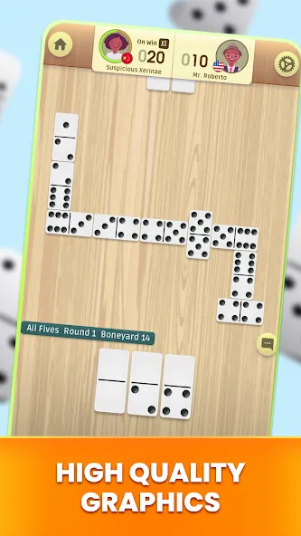 Dominoes: Classic Dominos Game  [МОД Много монет] Screenshot 2