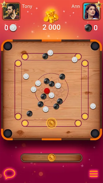 Carrom Lure - Disc pool game (Карром Лур)  [МОД Много монет] Screenshot 2