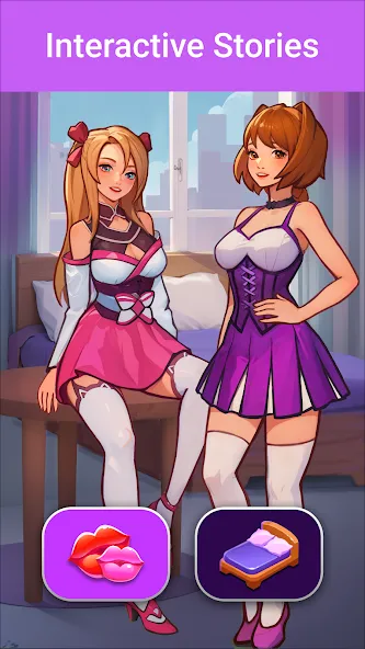 LUV: Anime Girls Adult Game XX (ЛЮВ)  [МОД Menu] Screenshot 1