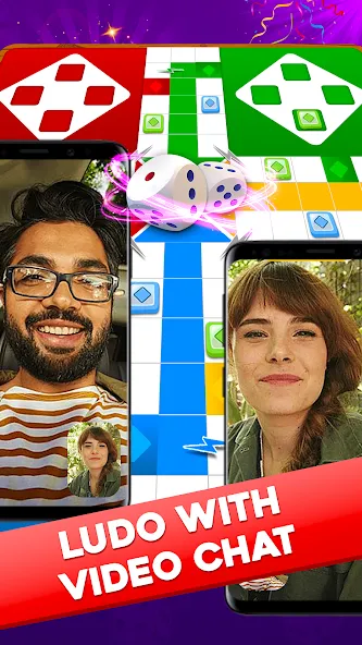 Ludo Lush-Game with Video Call (Людо Луш)  [МОД Бесконечные монеты] Screenshot 1