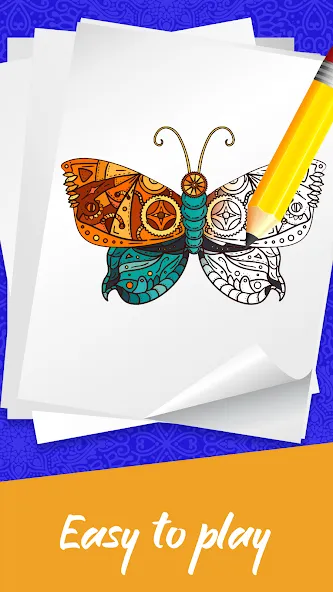 Mandala Coloring Book Game (Мандала Книга раскрасок  Игра)  [МОД Unlimited Money] Screenshot 2