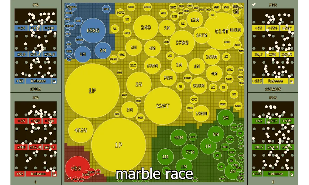 Marble Race and Territory War (Марбл Рейс и Территориальная Война)  [МОД Много монет] Screenshot 4