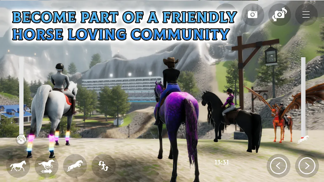 Horse Academy - Equestrian MMO (Хорс Академи)  [МОД Бесконечные монеты] Screenshot 4