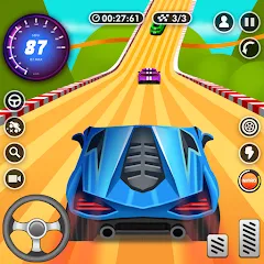 Взлом Nitro Jump - Car Racing (Нитро Джамп Рейсинг)  [МОД Unlocked] - стабильная версия apk на Андроид