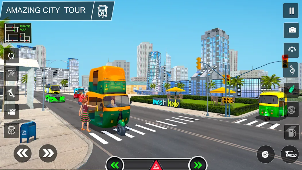 Tuk Tuk Auto Rickshaw Game 3d  [МОД Menu] Screenshot 3