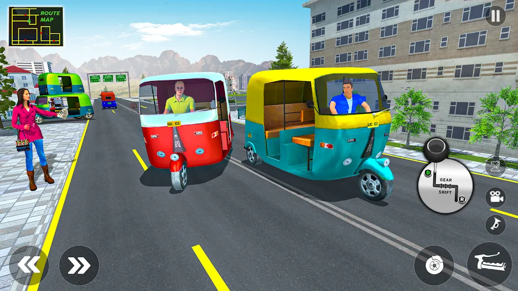 Tuk Tuk Auto Rickshaw Game 3d  [МОД Menu] Screenshot 5