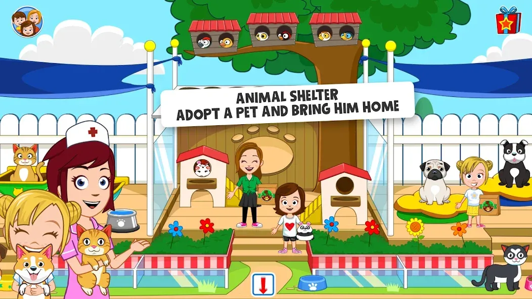 My Town: Pet games & Animals (Май Таун)  [МОД Mega Pack] Screenshot 4