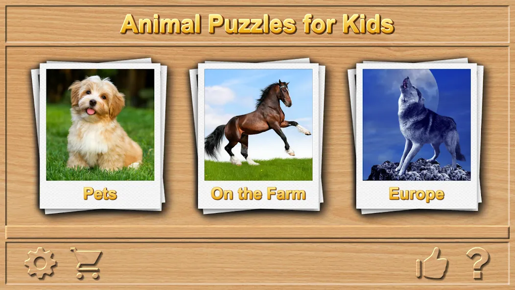 Animal Puzzles for Kids  [МОД Бесконечные монеты] Screenshot 1