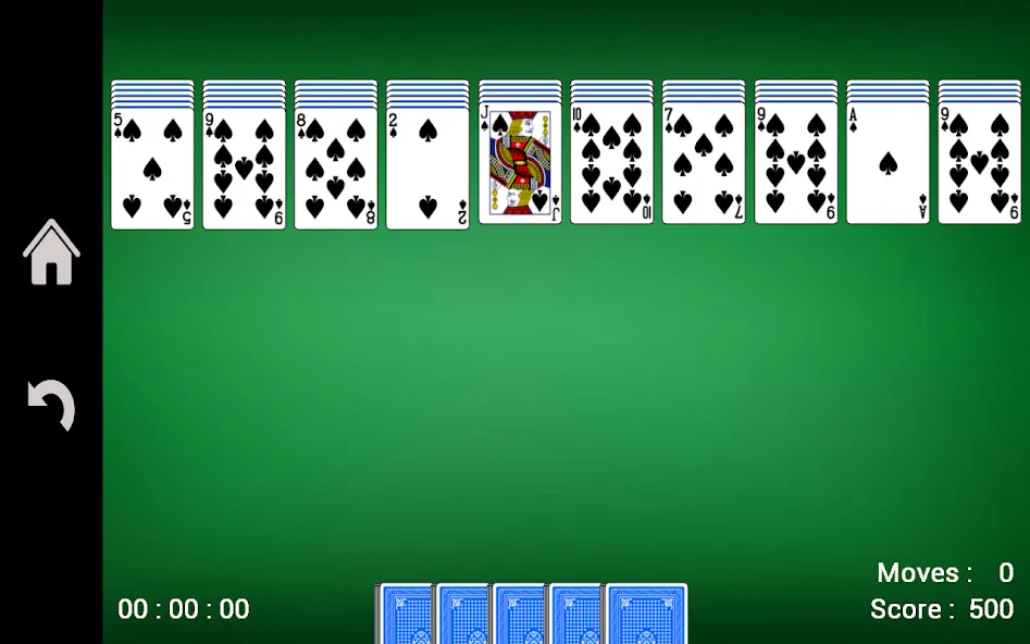 Spider Solitaire  [МОД Все открыто] Screenshot 2