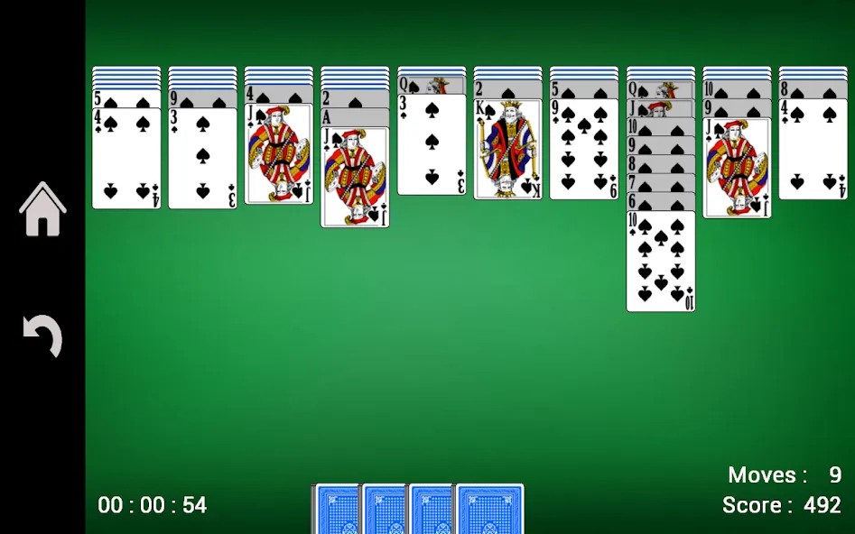 Spider Solitaire  [МОД Все открыто] Screenshot 5