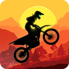 Скачать взломанную Sunset Bike Racer - Motocross (Сансет Байк Рейсер)  [МОД Меню] - стабильная версия apk на Андроид