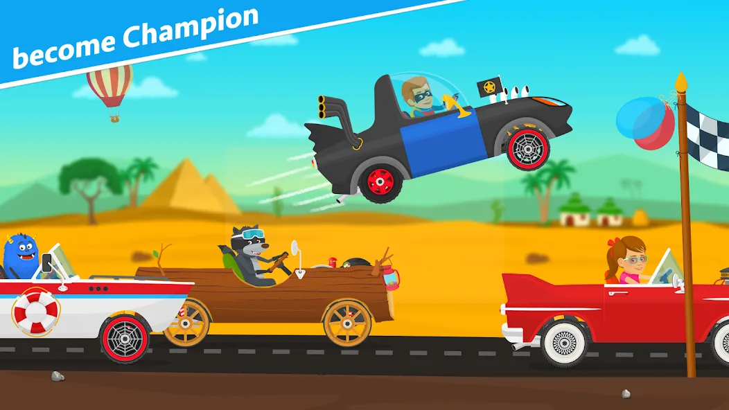 Racing car games for kids 2-5  [МОД Много монет] Screenshot 3