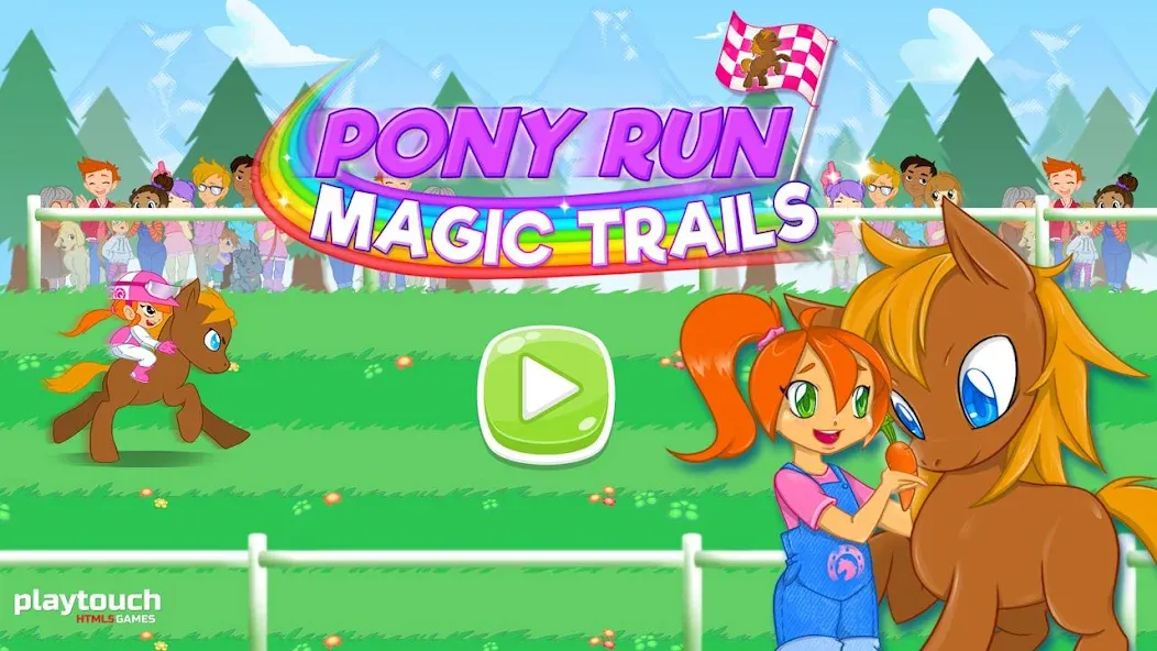 Pony Run : Magic Trails (Пони Ран)  [МОД Бесконечные монеты] Screenshot 4