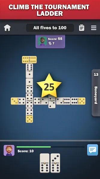 Dominoes online - play Domino!  [МОД Unlimited Money] Screenshot 3