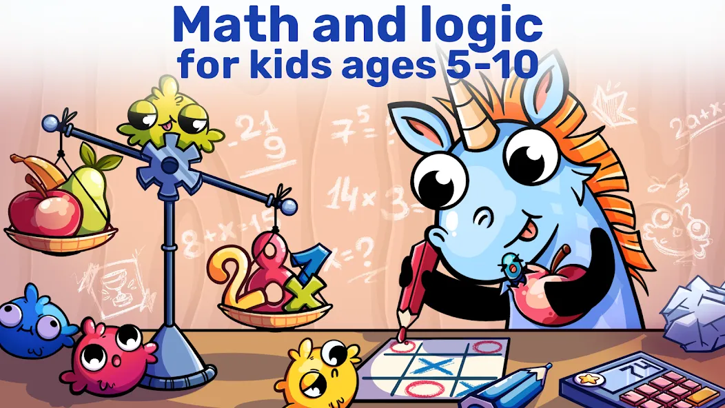 Math&Logic games for kids  [МОД Меню] Screenshot 1