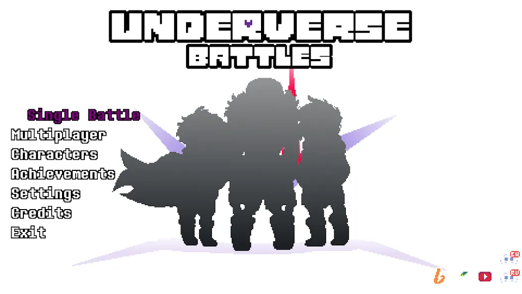 Underverse Battles (Андерверс Баттлз)  [МОД Unlimited Money] Screenshot 1