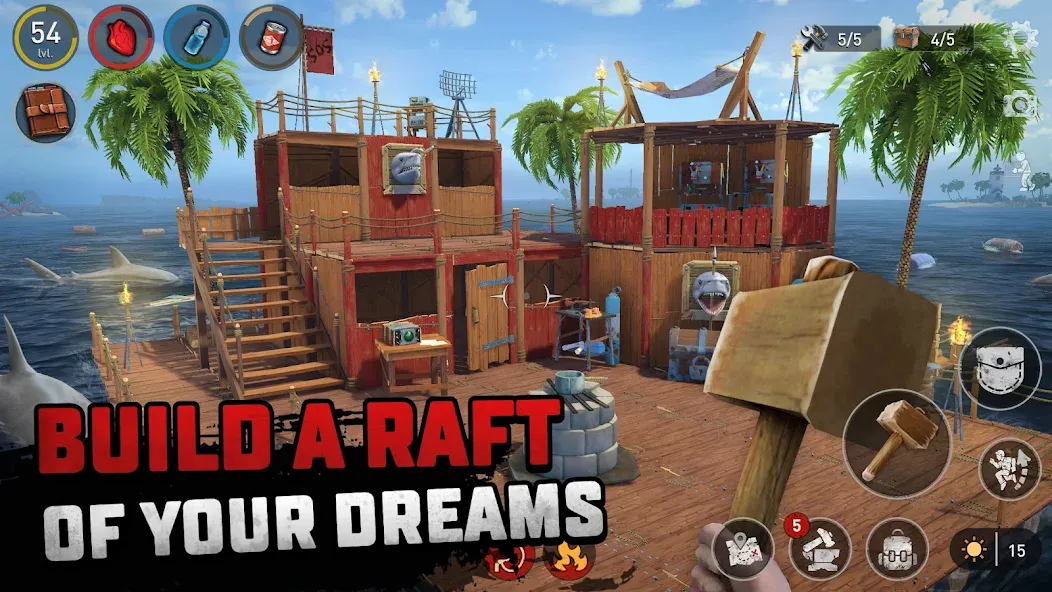 Raft® Survival - Ocean Nomad (Рафт)  [МОД Mega Pack] Screenshot 5