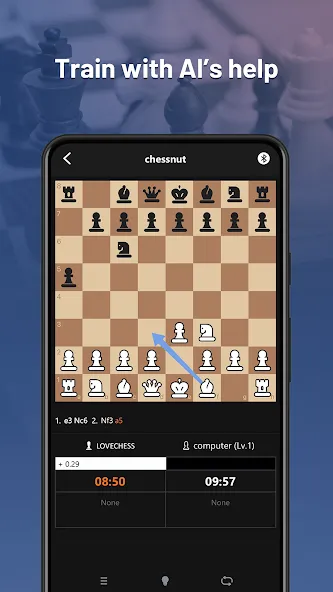 Chessnut (Честнат)  [МОД Бесконечные монеты] Screenshot 1