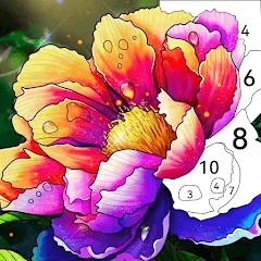 Скачать взлом Tap Color by Number - Coloring  [МОД Много монет] - стабильная версия apk на Андроид