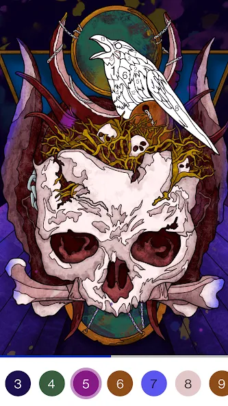 Coloring Book -Paint by Number (Малер Плюс)  [МОД Бесконечные монеты] Screenshot 5
