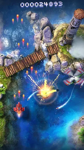 Sky Force 2014 (кай Форс 2014)  [МОД Бесконечные деньги] Screenshot 1