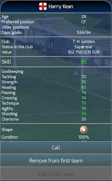 True Football National Manager (Тру Футбол Национальный Менеджер)  [МОД Много денег] Screenshot 5