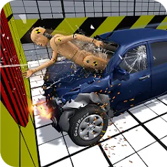 Взлом Car Crash Test Simulator  [МОД Все открыто] - стабильная версия apk на Андроид