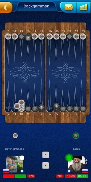 Backgammon LiveGames online  [МОД Menu] Screenshot 3