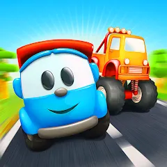 Скачать взломанную Leo 2: Puzzles & Cars for Kids  [МОД Все открыто] - последняя версия apk на Андроид