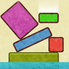 Взлом Drop Stack Block Stacking Game (Дроп Стэк блочная игра с укладкой блоков)  [МОД Все открыто] - последняя версия apk на Андроид