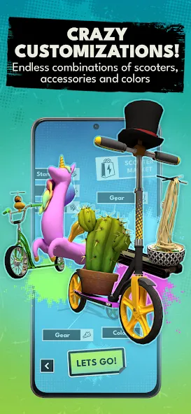 Touchgrind Scooter (Тачгринд Скутер)  [МОД Mega Pack] Screenshot 5