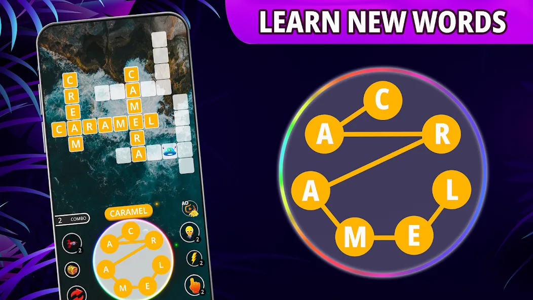 Word connect: word search game  [МОД Бесконечные деньги] Screenshot 5