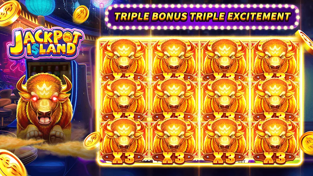 Jackpot Island - Slots Machine (Джекпот Айленд)  [МОД Меню] Screenshot 5