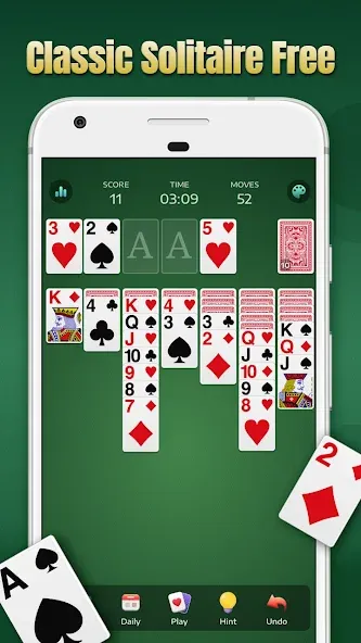 Solitaire - Classic Card Games  [МОД Много монет] Screenshot 1