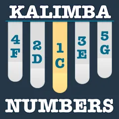 Скачать взломанную Kalimba App With Songs Numbers (Калимба приложение с песнями и цифрами)  [МОД Много монет] - стабильная версия apk на Андроид