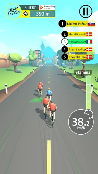 Tour de France Cycling Legends (Циклинг Легенды)  [МОД Unlimited Money] Screenshot 1