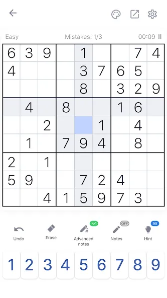 Sudoku - Classic Sudoku Puzzle  [МОД Menu] Screenshot 1