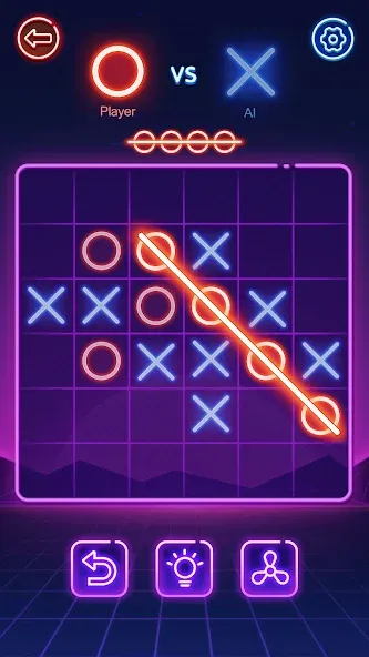 Tic Tac Toe 2 Player: XOXO  [МОД Меню] Screenshot 2