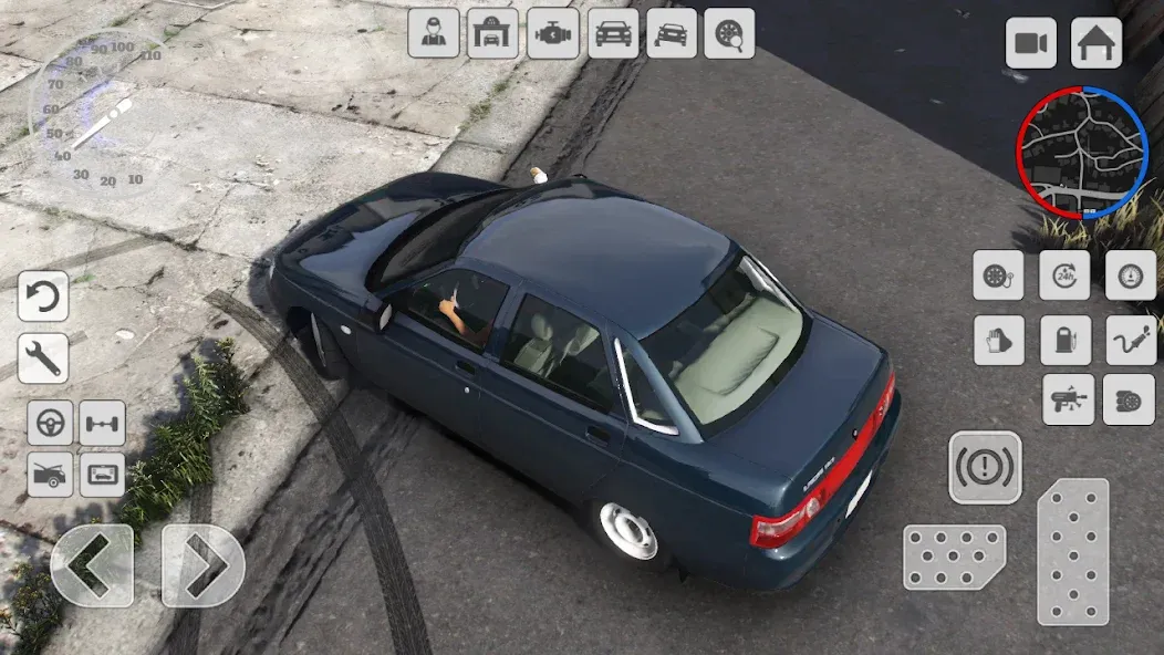 Drift 2110: Russian Tuning VAZ  [МОД Все открыто] Screenshot 3