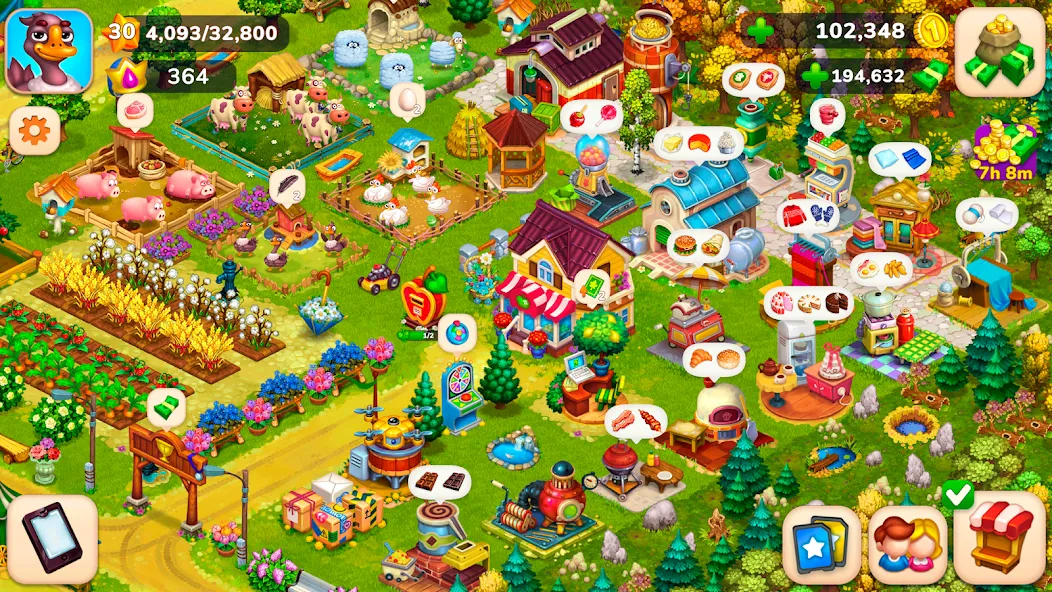 Farmington – Farm game (Фармингтон)  [МОД Mega Pack] Screenshot 1