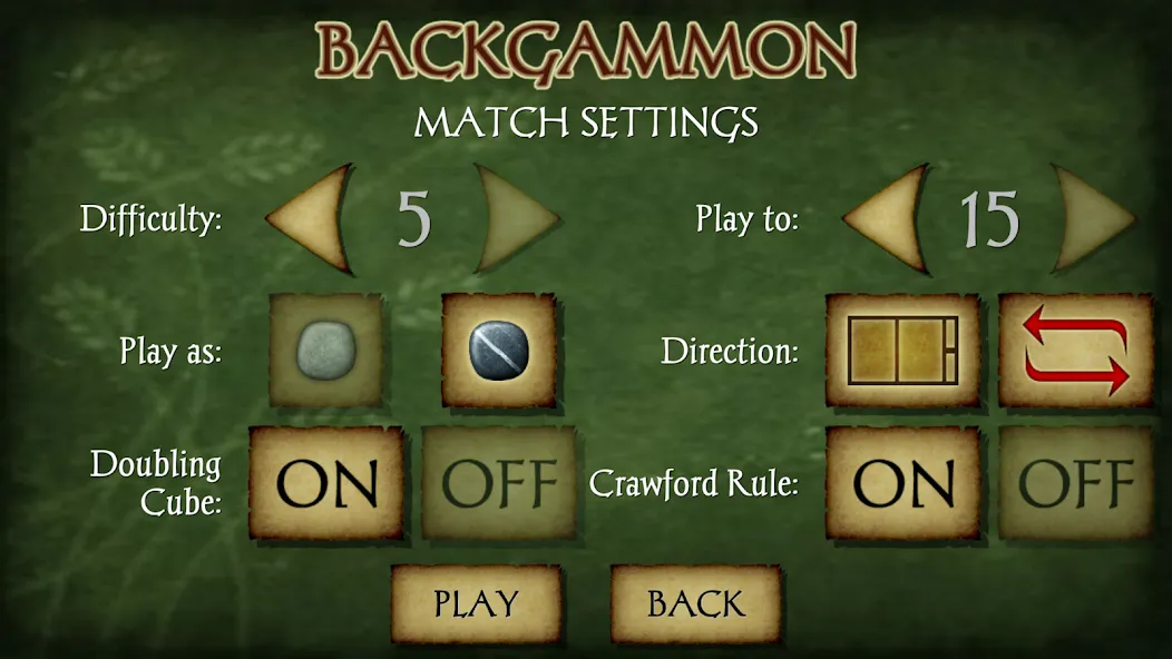 Backgammon (Бэкгаммон)  [МОД Menu] Screenshot 3