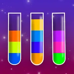 Скачать взломанную Water Sort Puzzle Color Game  [МОД Unlocked] - последняя версия apk на Андроид